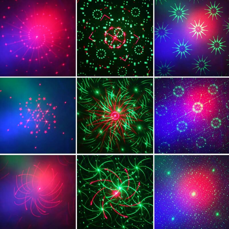 USB Rechargeable 60 Patterns LED Party Disco Light Laser Projecor Indoor Stage Lighting Show for Home 4