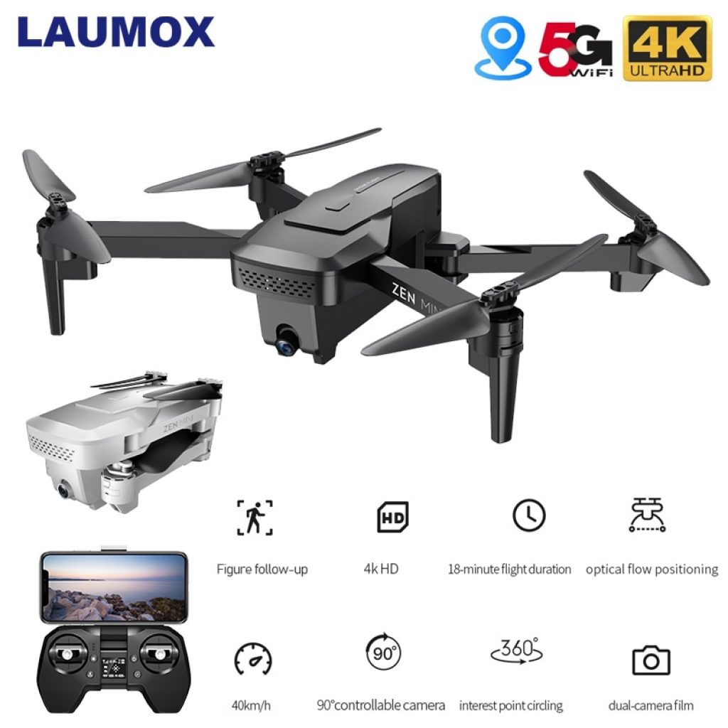 VISUO XS818 GPS Drone 4K Dual Camera HD Angle FPV Drones with 5G WiFi Optical Flow