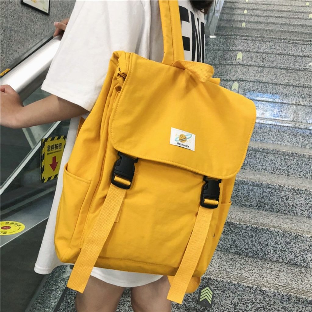 Waterproof Backpack Women Canvas School Bags Travel Bag for Teenage Girls Bagpack Rucksack Ladies Sac A