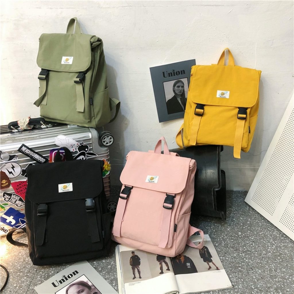 Waterproof Backpack Women Canvas School Bags Travel Bag for Teenage Girls Bagpack Rucksack Ladies Sac A 4