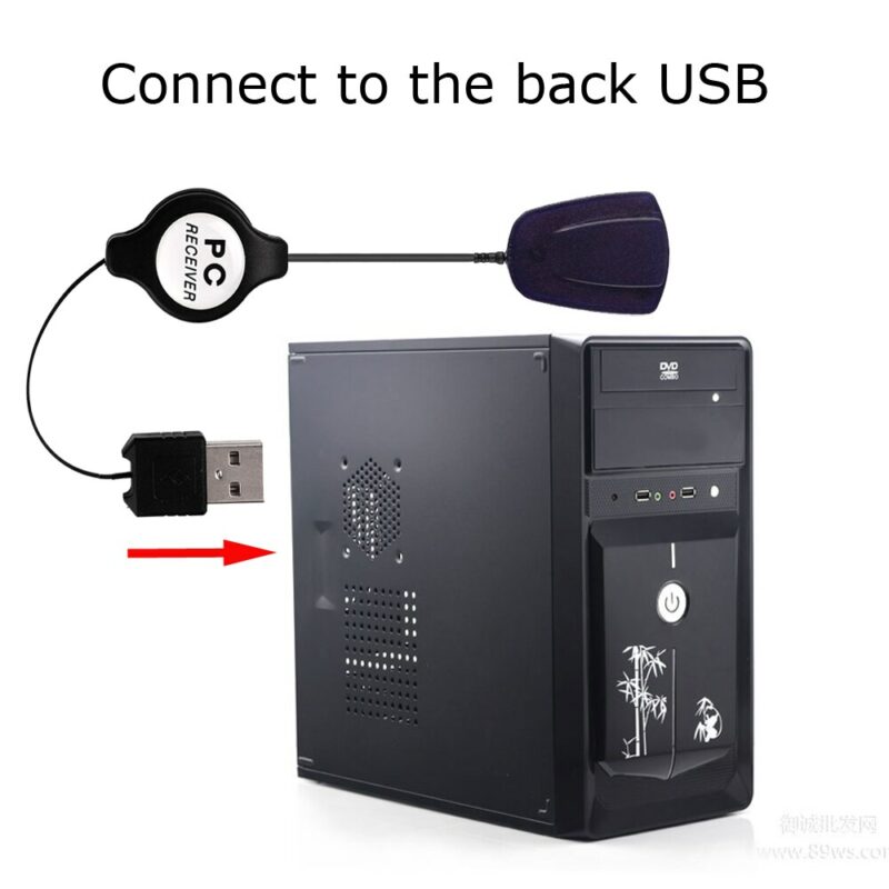 Wireless USB PC Remote Control Media Center Controller Mouse remote controller for Computer Laptop Windows 2000 3