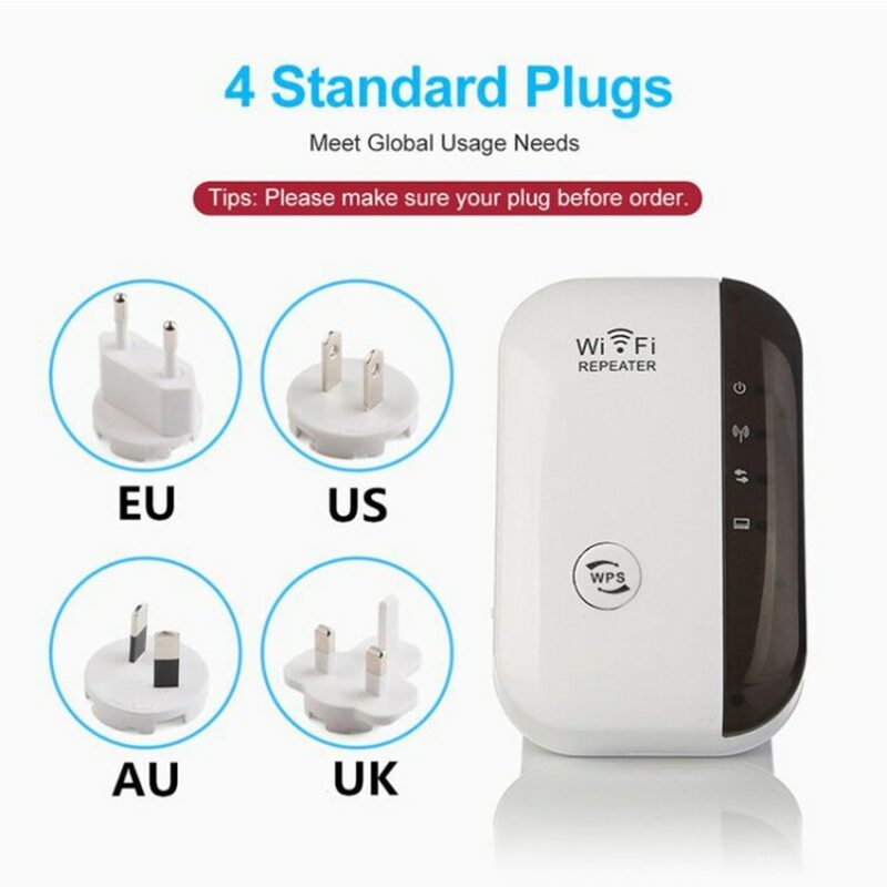 Wireless Wifi Repeater Wifi Range Extender Router Wi Fi Signal Amplifier 300Mbps WiFi Booster 2 4G 5