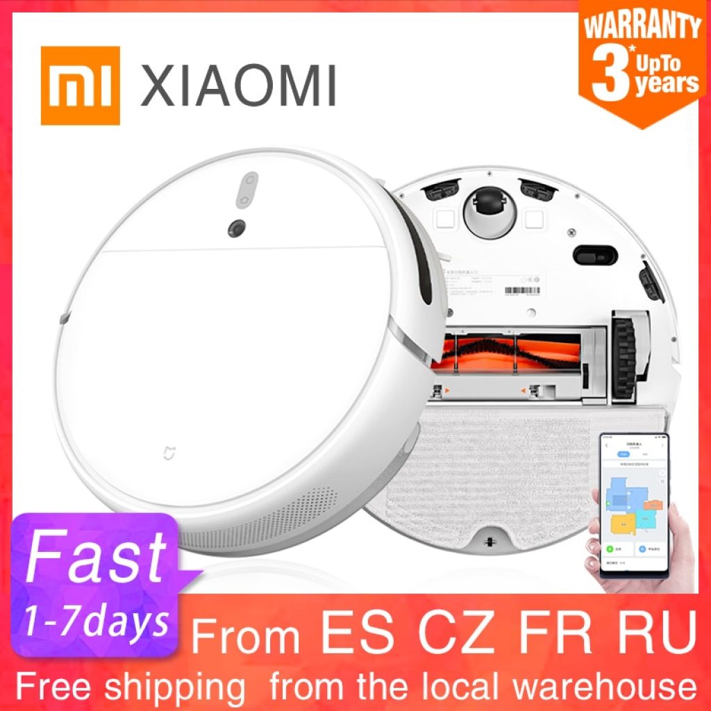XIAOMI MIJIA Mi Sweeping Mopping Robot Vacuum Cleaner 1C for Home Auto Dust Sterilize 2500PA cyclone