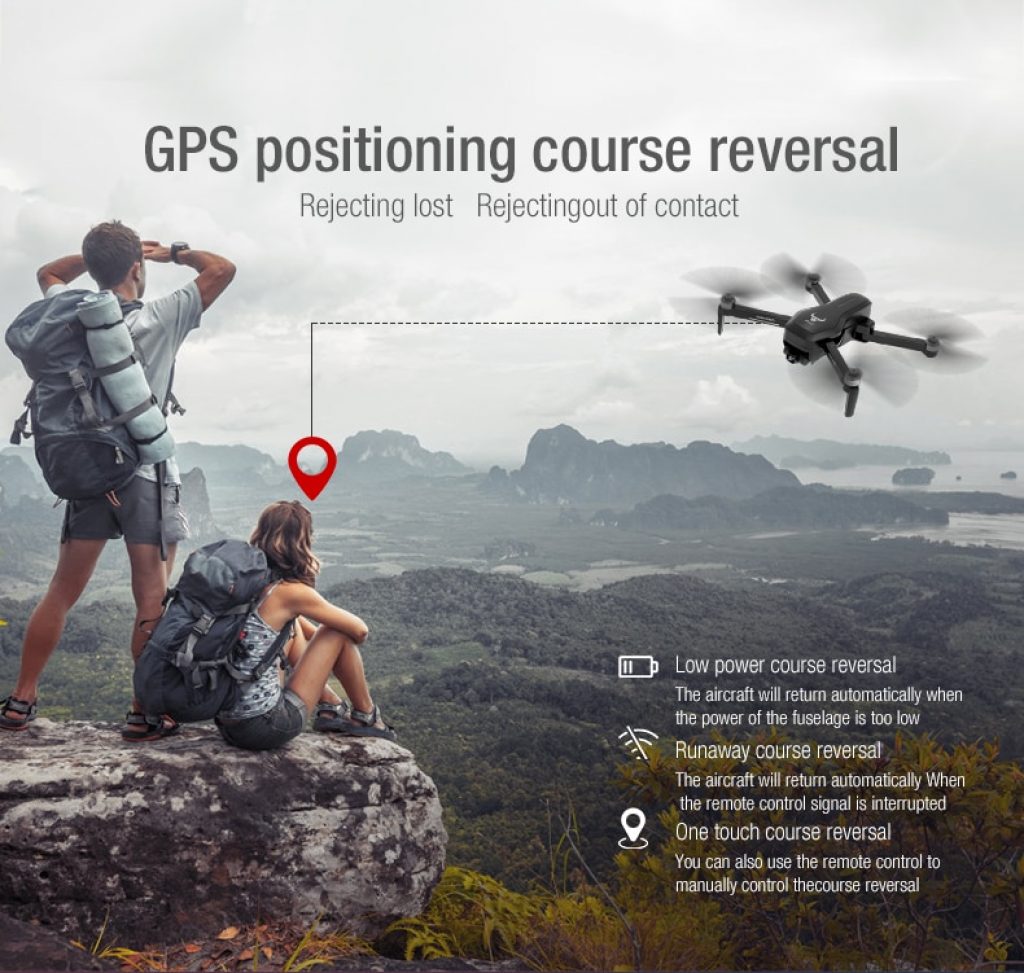 ZLRC SG906 PRO GPS Drone With 2 axis Anti shake Self stabilizing Gimbal WiFi FPV 4K 3