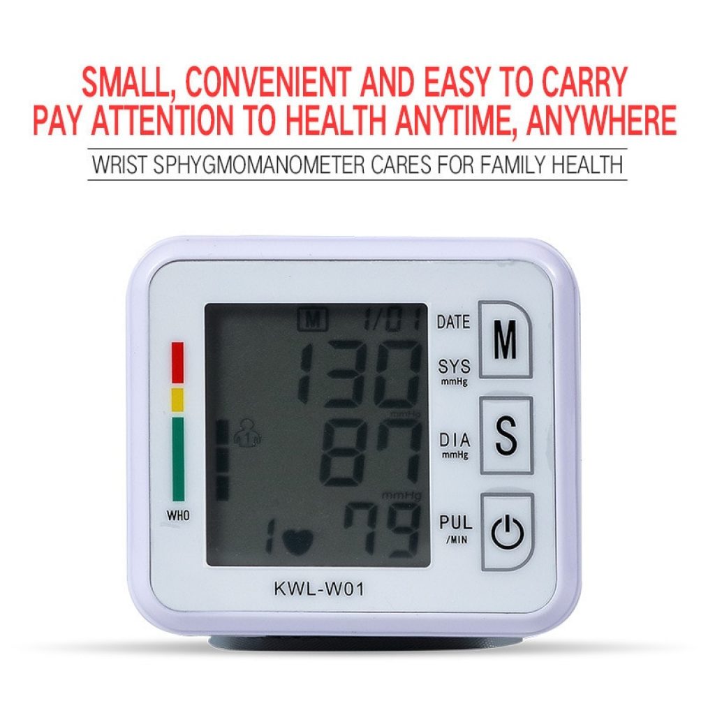 automatic Sphygmomanometer Blood Pressure Monitor English voice broadcast Heart rate Tonometer Bp Monitors 3