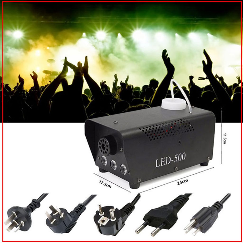 fast shipping disco colorful smoke machine mini LED remote fogger ejector dj Christmas party stage light 5