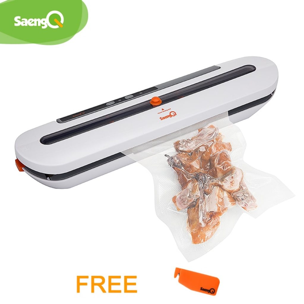 saengQ Best Vacuum Food Sealer 220V 110V Automatic Commercial Household Food Vacuum Sealer Packaging Machine Include 2