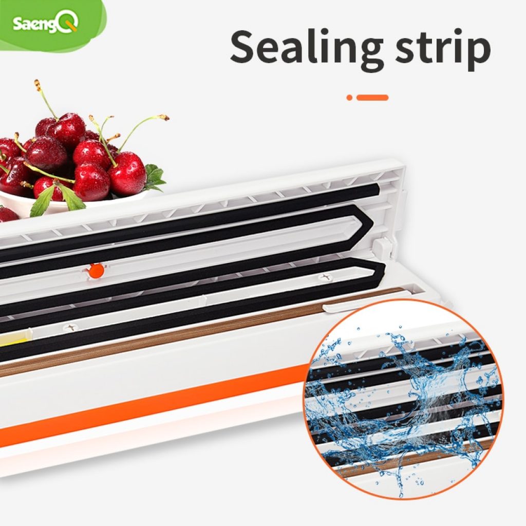 saengQ Electric Vacuum Sealer Packaging Machine For Home Kitchen Including 15pcs Food Saver Bags Commercial Vacuum 3