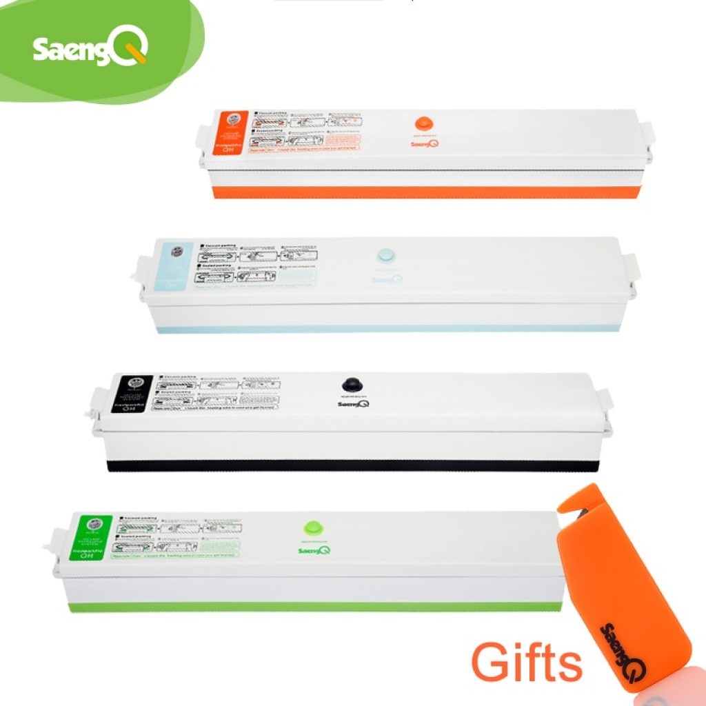 saengQ Electric Vacuum Sealer Packaging Machine For Home Kitchen Including 15pcs Food Saver Bags Commercial Vacuum 5