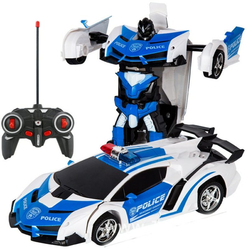 2 in 1 Electric RC Car Transformation Robots Children Boys Toys Outdoor Remote Control Sports Deformation 1