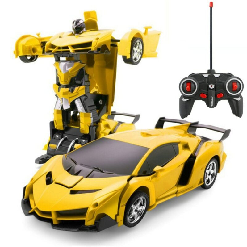 2 in 1 Electric RC Car Transformation Robots Children Boys Toys Outdoor Remote Control Sports Deformation 2