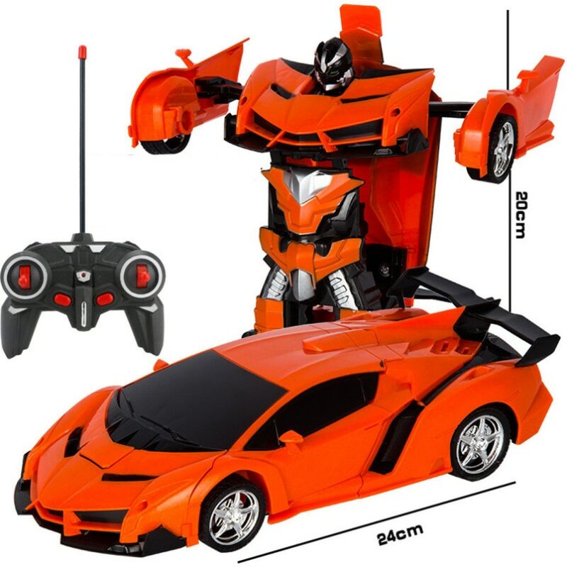 2 in 1 Electric RC Car Transformation Robots Children Boys Toys Outdoor Remote Control Sports Deformation 3