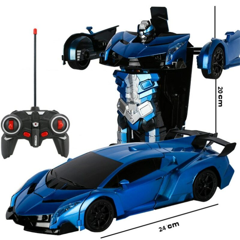 2 in 1 Electric RC Car Transformation Robots Children Boys Toys Outdoor Remote Control Sports Deformation 4
