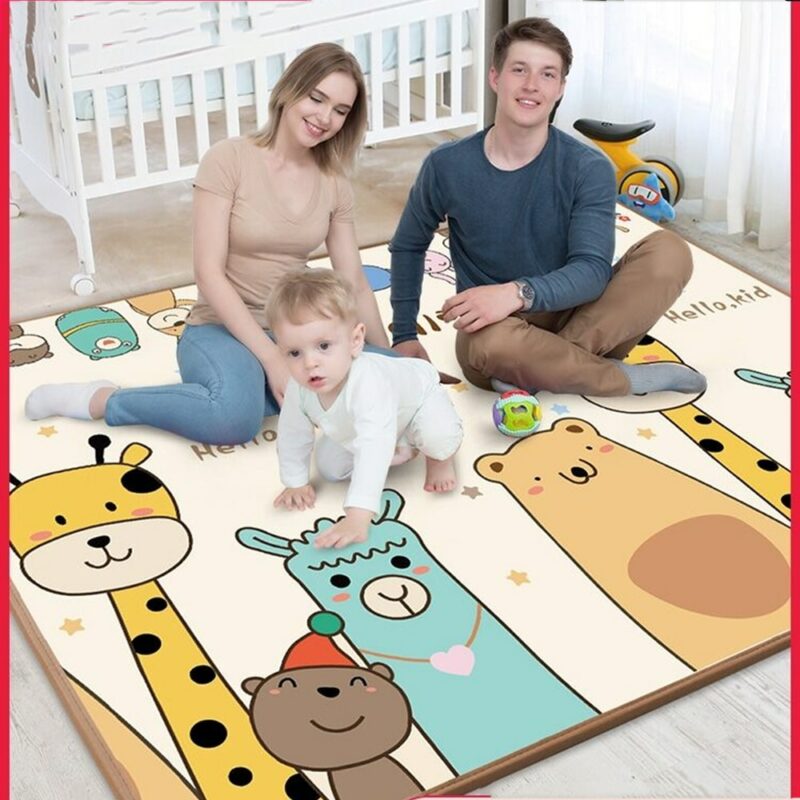 200 180cm 1cm Foldable Cartoon Baby Play Mat Xpe Puzzle Children s Mat High Quality Baby