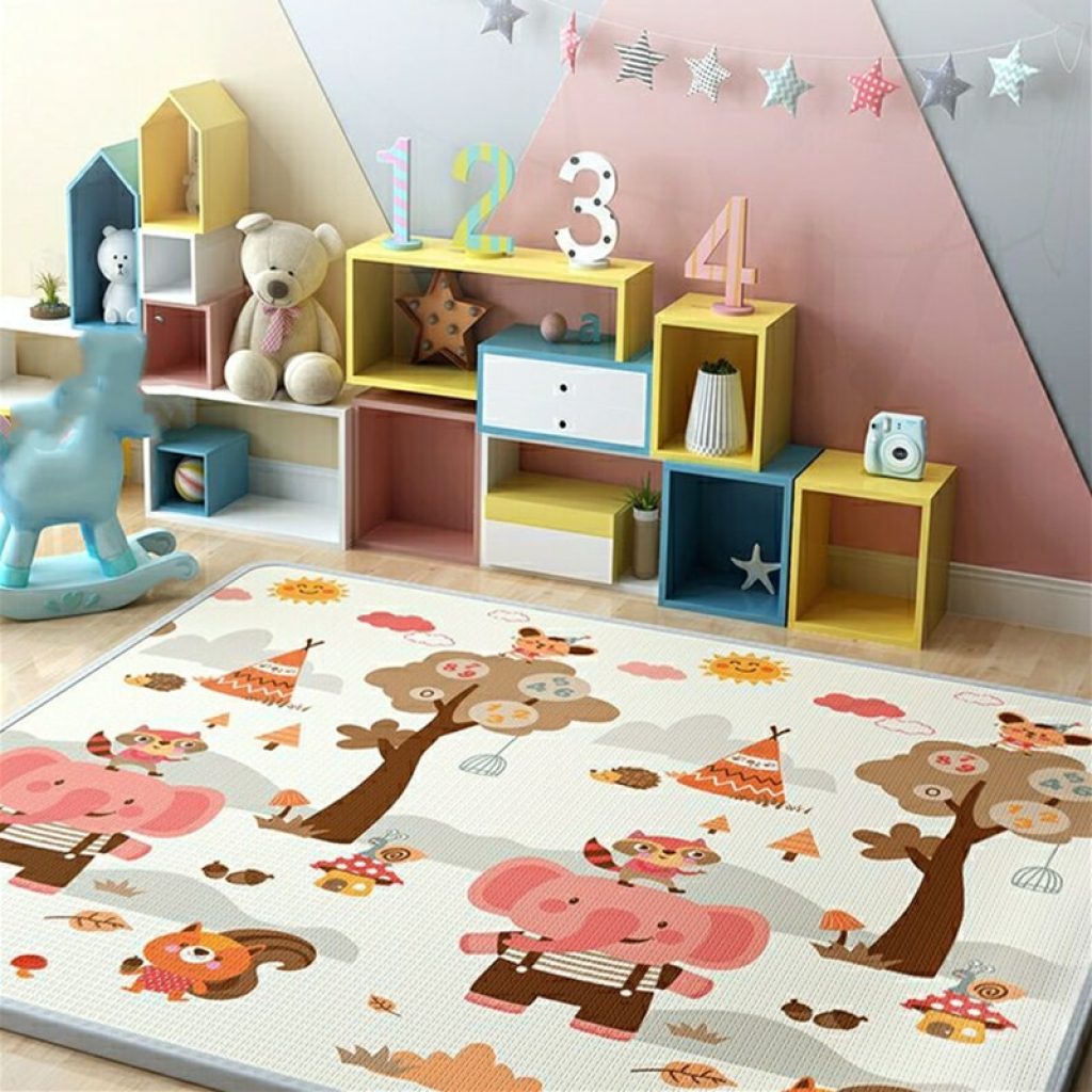 200cm 180cm XPE Baby Play Mat Toys for Children Rug Playmat Developing Mat Baby Room Crawling 1