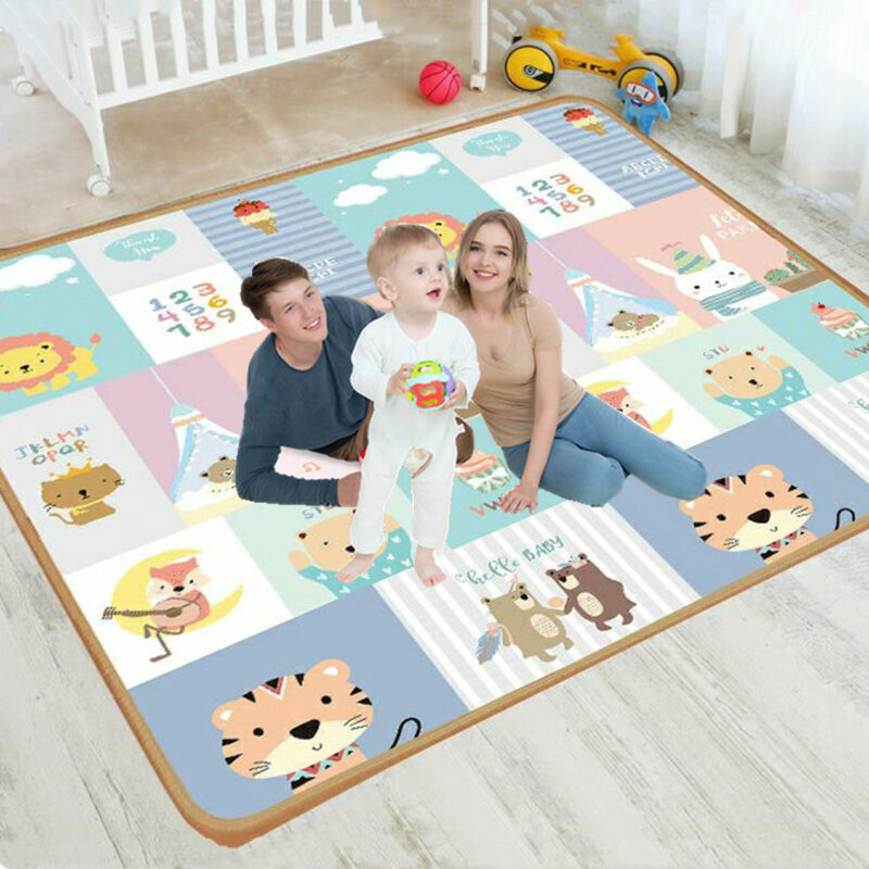 200cm 180cm XPE Baby Play Mat Toys for Children Rug Playmat Developing Mat Baby Room Crawling 3