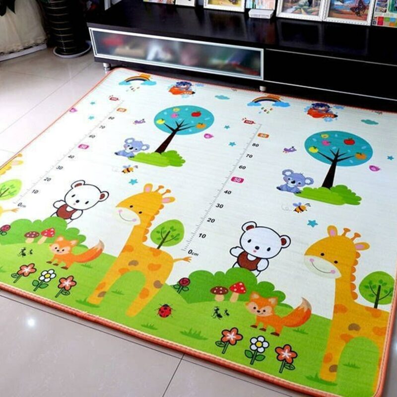 Foldable Playmat XPE Foam Crawling Carpet Baby Play Mat Blanket Children Rug for Kids Educational Toys 1