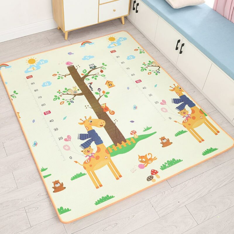 Foldable Playmat XPE Foam Crawling Carpet Baby Play Mat Blanket Children Rug for Kids Educational Toys 2