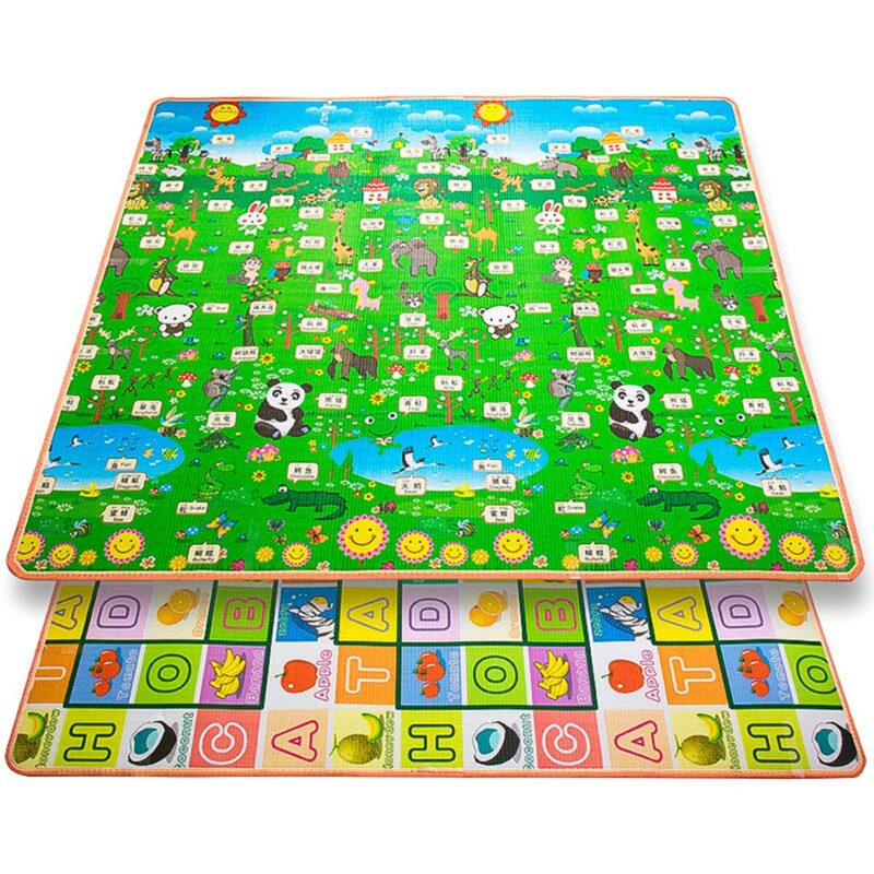 Foldable Playmat XPE Foam Crawling Carpet Baby Play Mat Blanket Children Rug for Kids Educational Toys 3