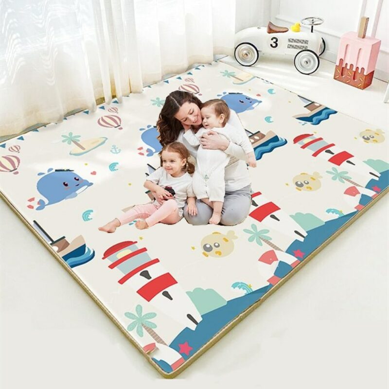 Foldable Playmat XPE Foam Crawling Carpet Baby Play Mat Blanket Children Rug for Kids Educational Toys
