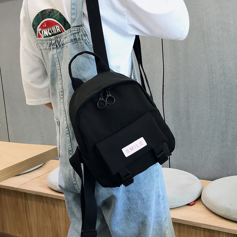 Oxford Backpack 2020 New Trend Women Backpack Wild Fashion Shoulder Bag Small Canvas Teen Girl School