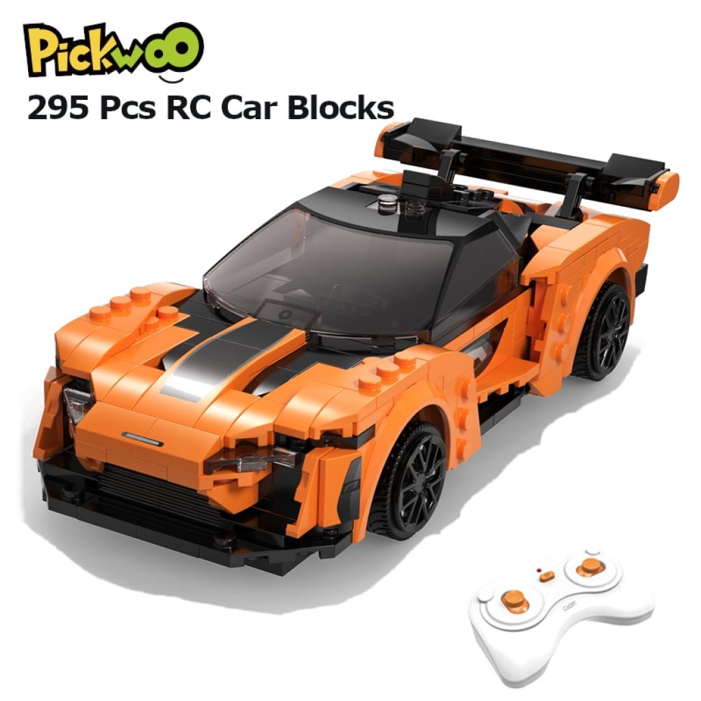 Pickwoo D25 City RC Racing Car Building Blocks Compatible MOC high tech Remote Control Super Sports 2
