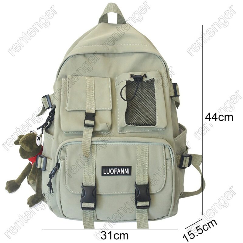 Women Boy Nylon Backpack Travel Mesh Female Student College School Bag Men Girl Cool Laptop Backpack 3