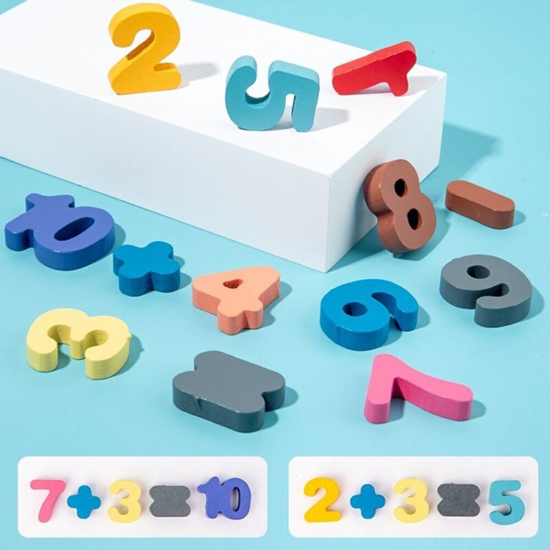 Wooden Montessori Toys Fruit Digital Alphabet Animal Traffic Figure Matching Puzzle Preschool Busy Board Educational Kids 4