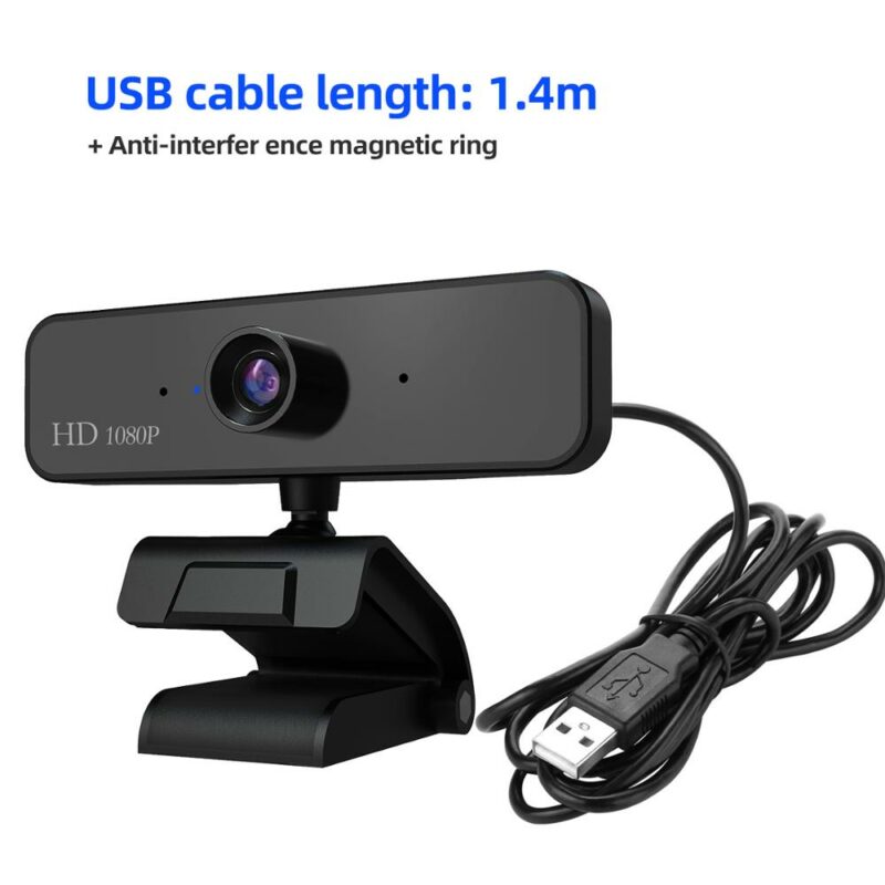 1080P Webcam with Microphone Full HD Video Web Cam Computer Peripheral USB Web Camera for Youtube 2