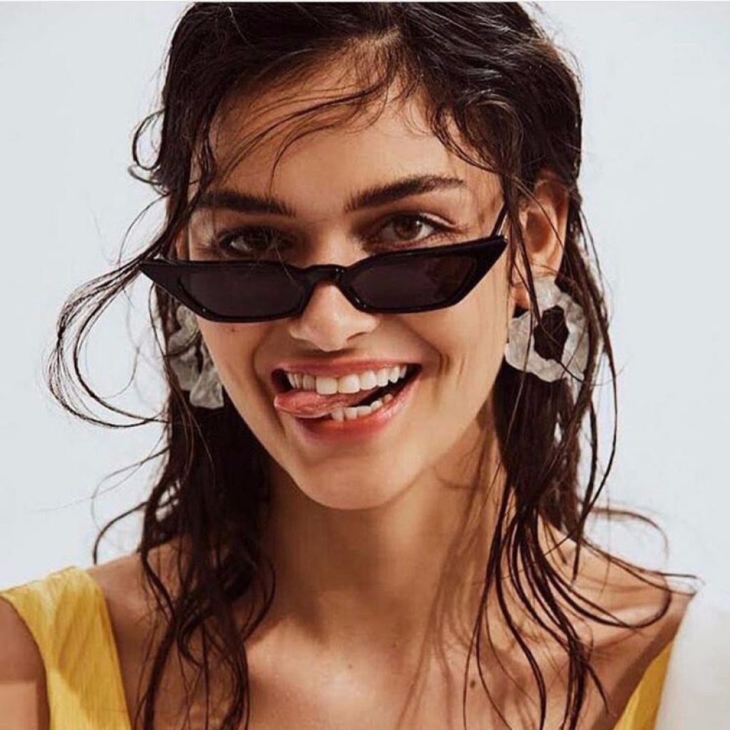 2020 New Women Cateye Vintage Red Sunglasses Brand Designer Retro Points Sun Glasses superstar Female Lady