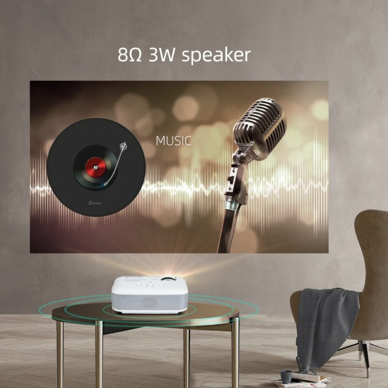 BYINTEK C520 Mini HD Projector Optional Android 10 TV Box 150inch Home Theater Portable LED Proyector 1