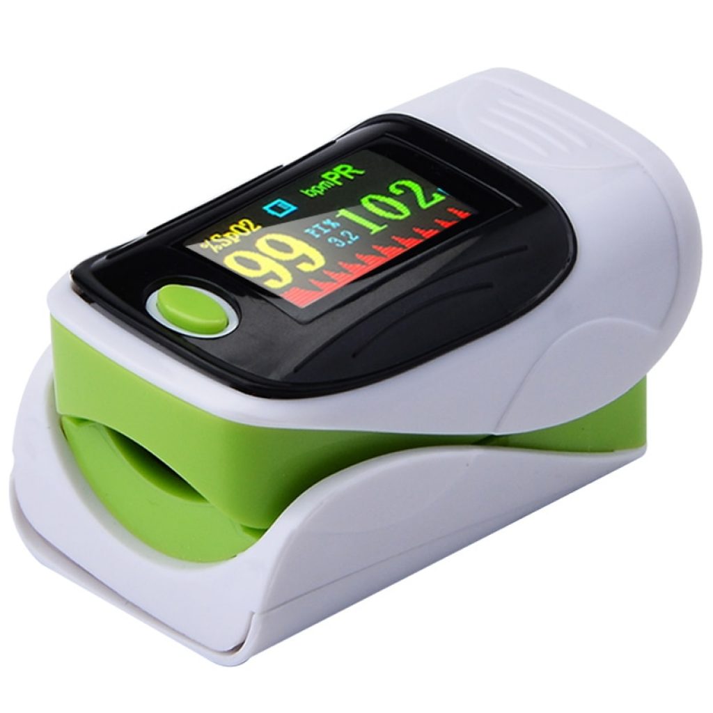 Blood Oxygen Monitor Finger Pulse Oximeter Oxygen Saturation Monitor Oximeter Heart Rate Monitor Without Battery Fast 1