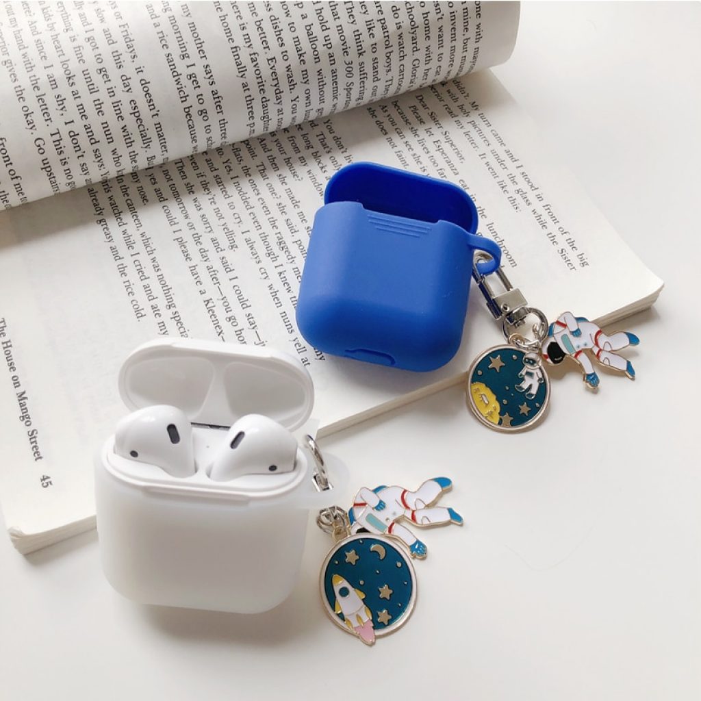 Cosmic Astronaut Spaceman Silicone Case for Apple Airpods 1 2 Accessories Case Protective Cover Bag Box 2