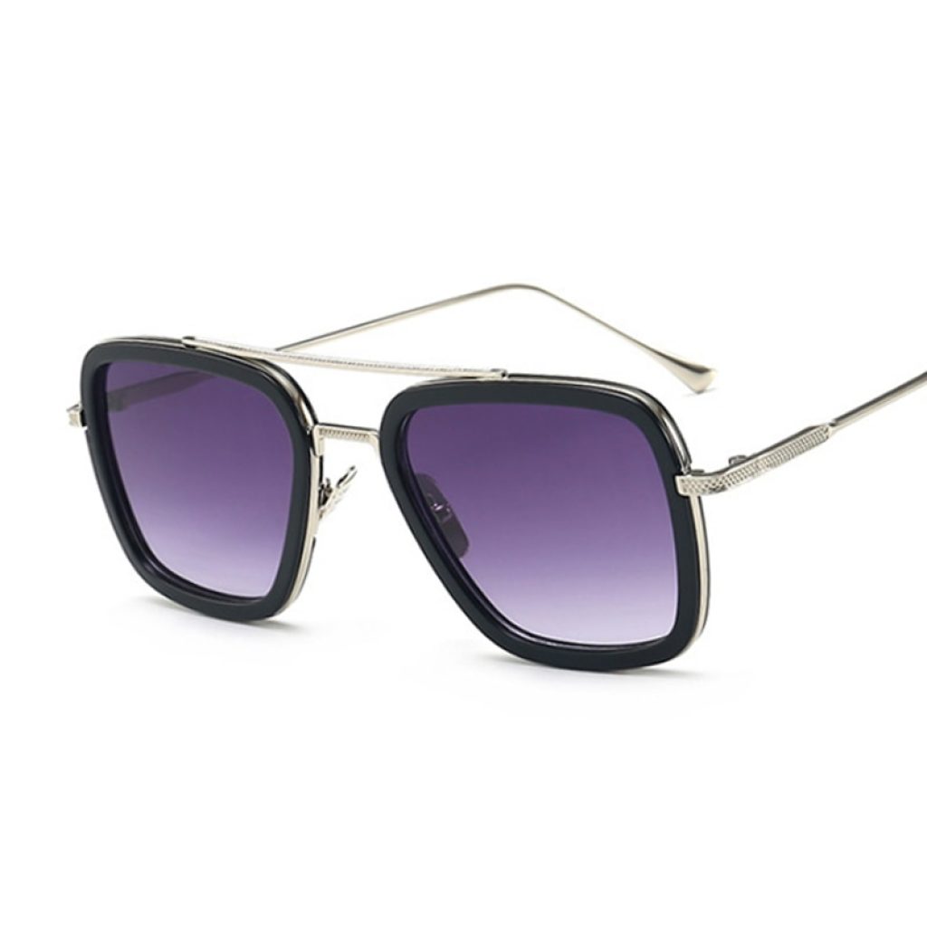 Luxury Fashion Avengers Tony Stark Flight Style Sunglasses Men Square Brand Design Sun Glasses Women Oculos 1