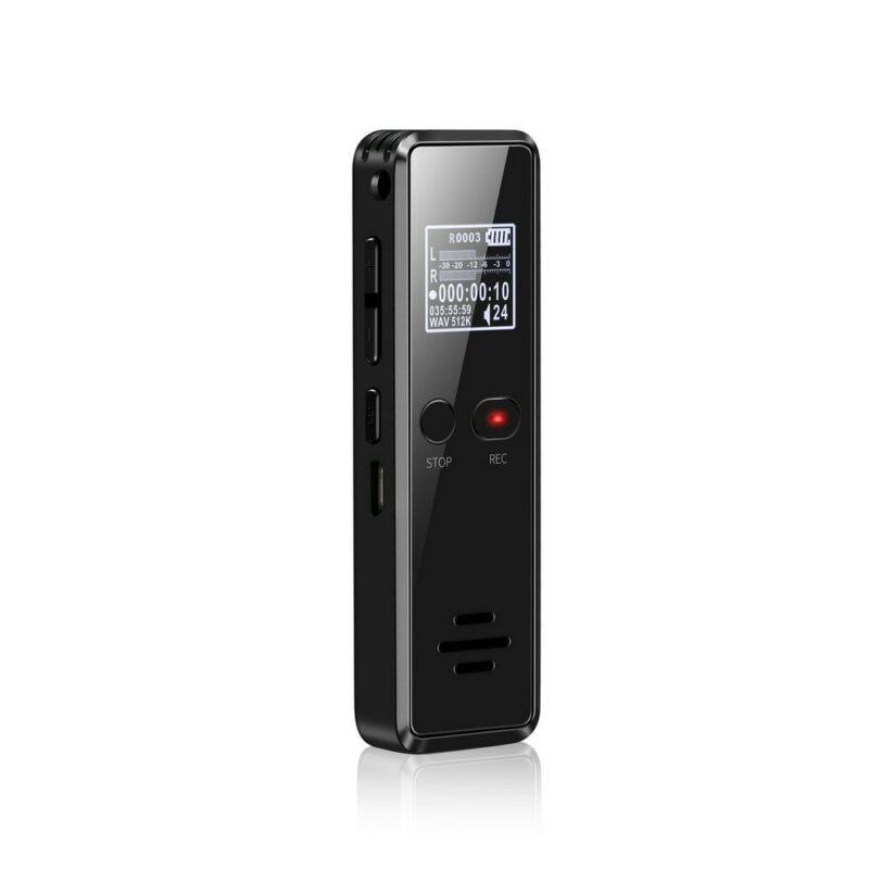 Vandlion V90 Digital Voice Activated Recorder Dictaphone Long Distance Audio Recording MP3 Player Noise Reduction WAV