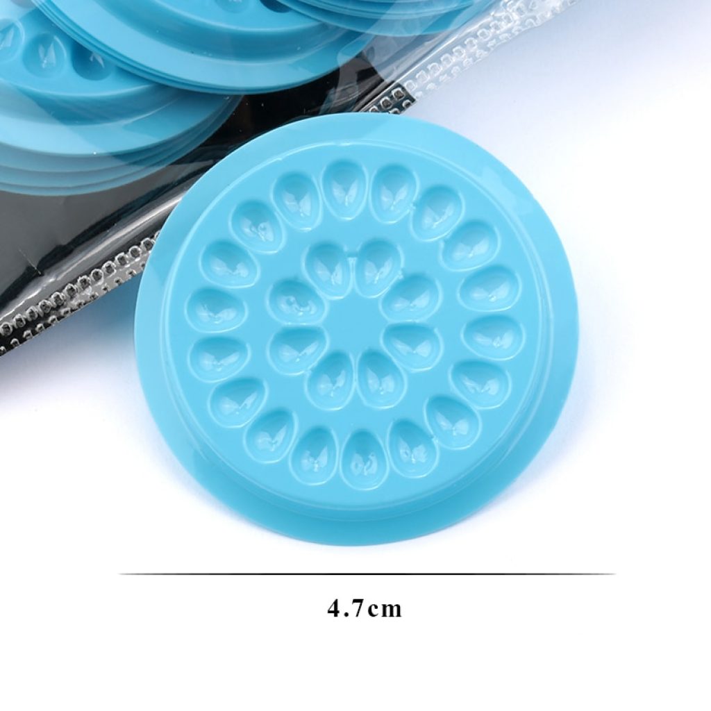 Wholesale Glue Gasket Eyelash glue holder Adhesive Pallet Eyelash Extension glue pads stand on eyelash plastic