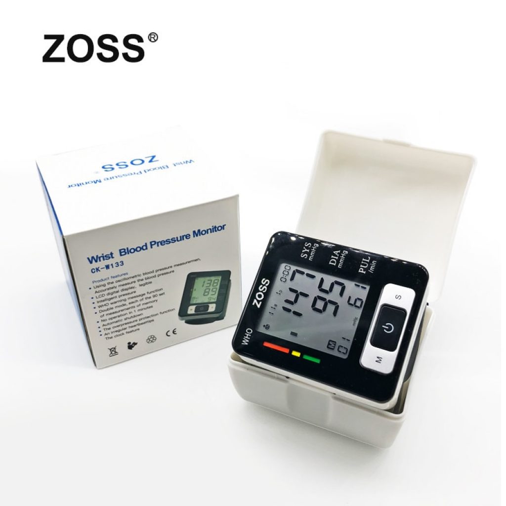 ZOSS English or Russian Voice Cuff Wrist Sphygmomanometer Blood Presure Meter Monitor Heart Rate Pulse Portable 1