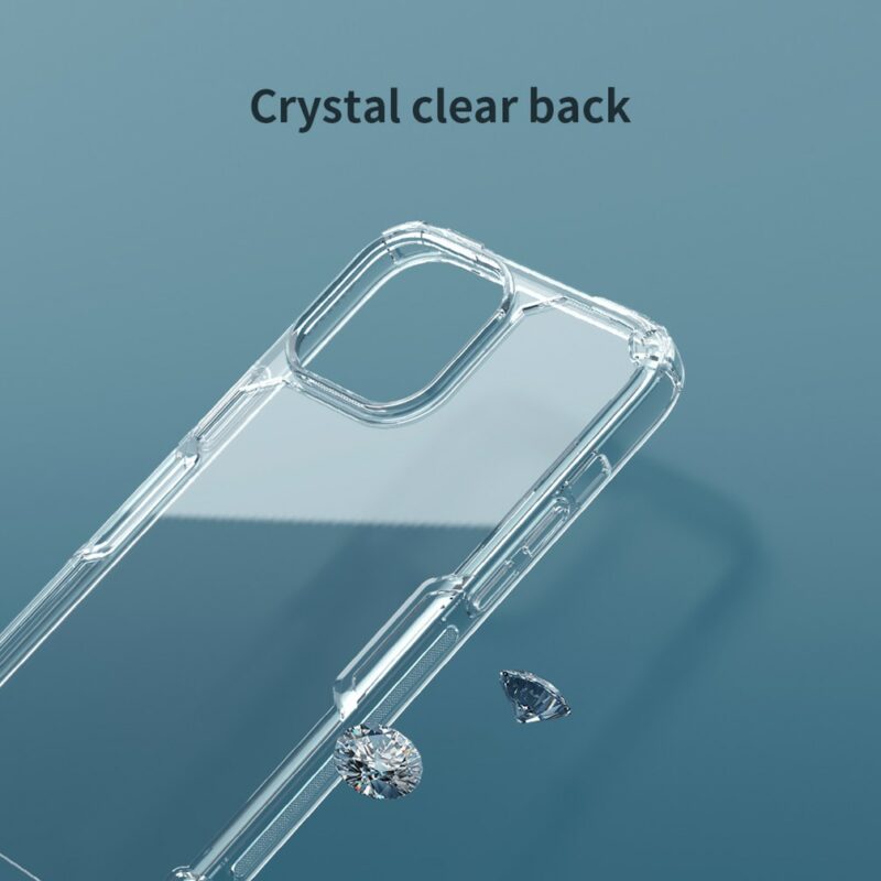 For iPhone 13 Case NILLKIN Nature TPU Pro Transparent Soft Silicone TPU PC Clear Back Cover 1