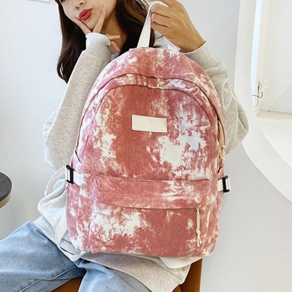 Female Nylon Backpack Casual Classical Women Backpack Fashion Women Shoulder Bag Solid Color School Bag For 1