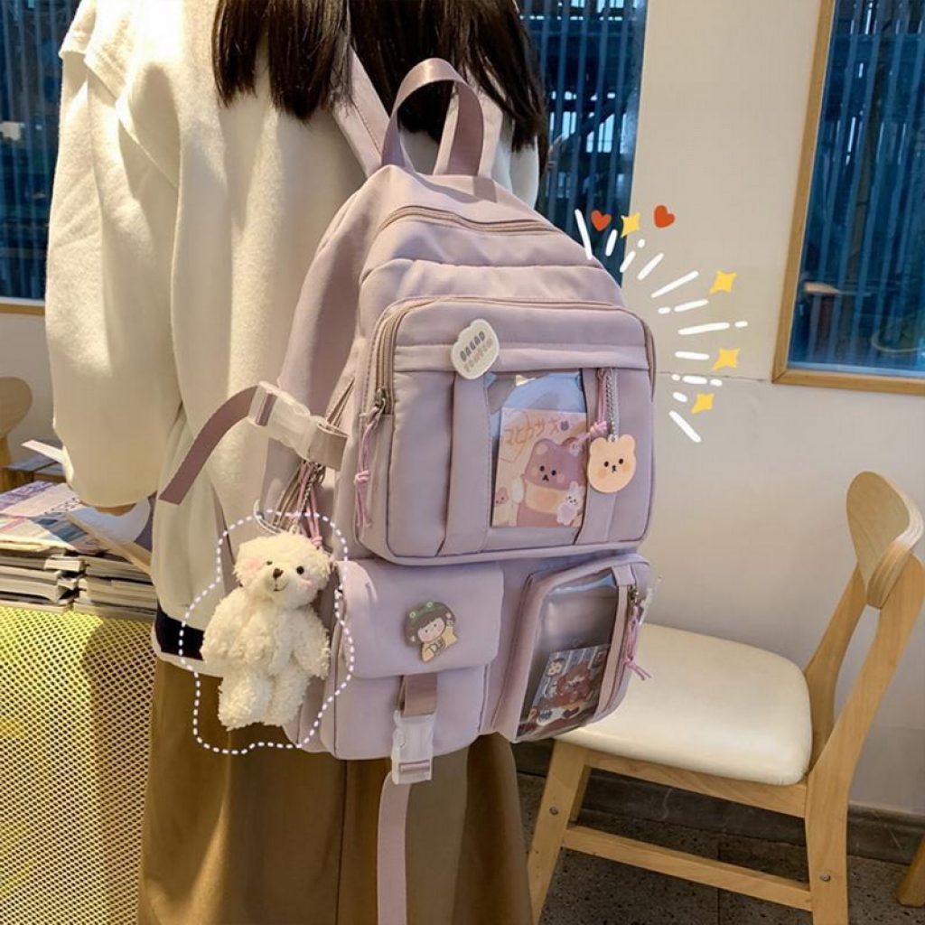 Japanese High School Girls Backpack Student School Bags For Teenage Girls Multi Pockets Kawaii Backpack Women 1