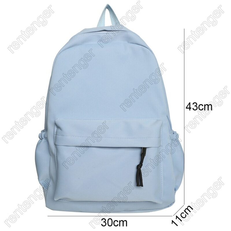 Trendy Women Laptop Purple College Bag Lady Kawaii Nylon Book Backpack Fashion Cute Girl Travel Bag 3