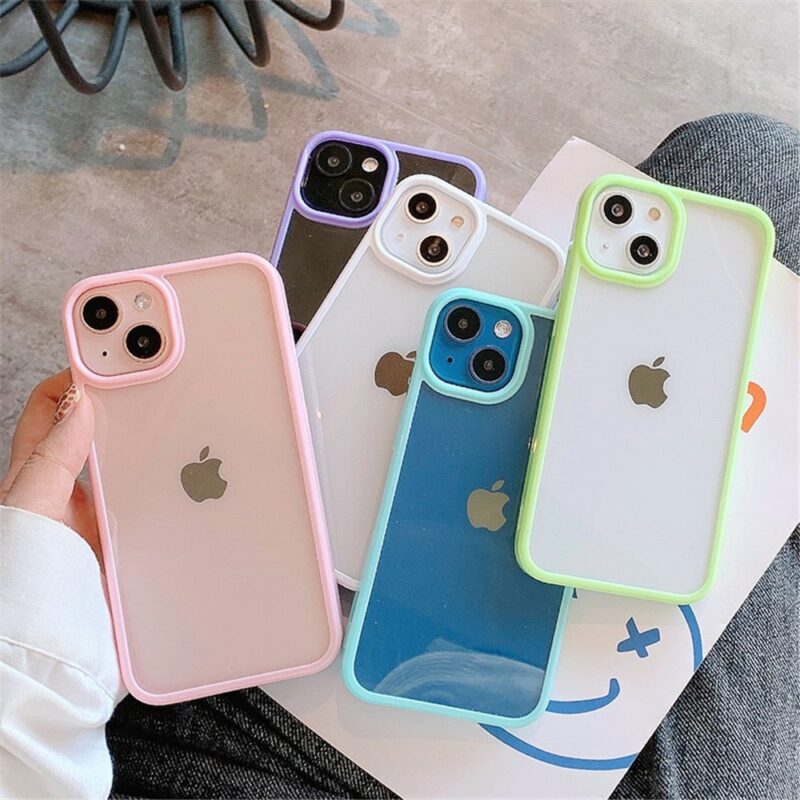 Candy Shockproof Silicone Bumper Phone Case For iPhone 14 11 12 13 Pro Max X XS 1