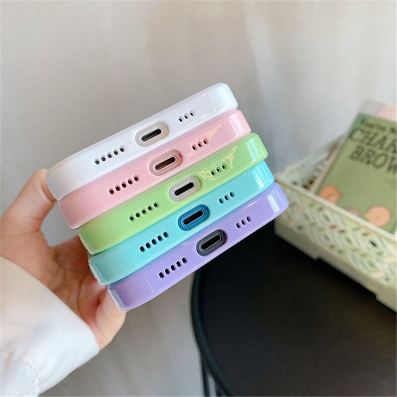 Candy Shockproof Silicone Bumper Phone Case For iPhone 14 11 12 13 Pro Max X XS 5