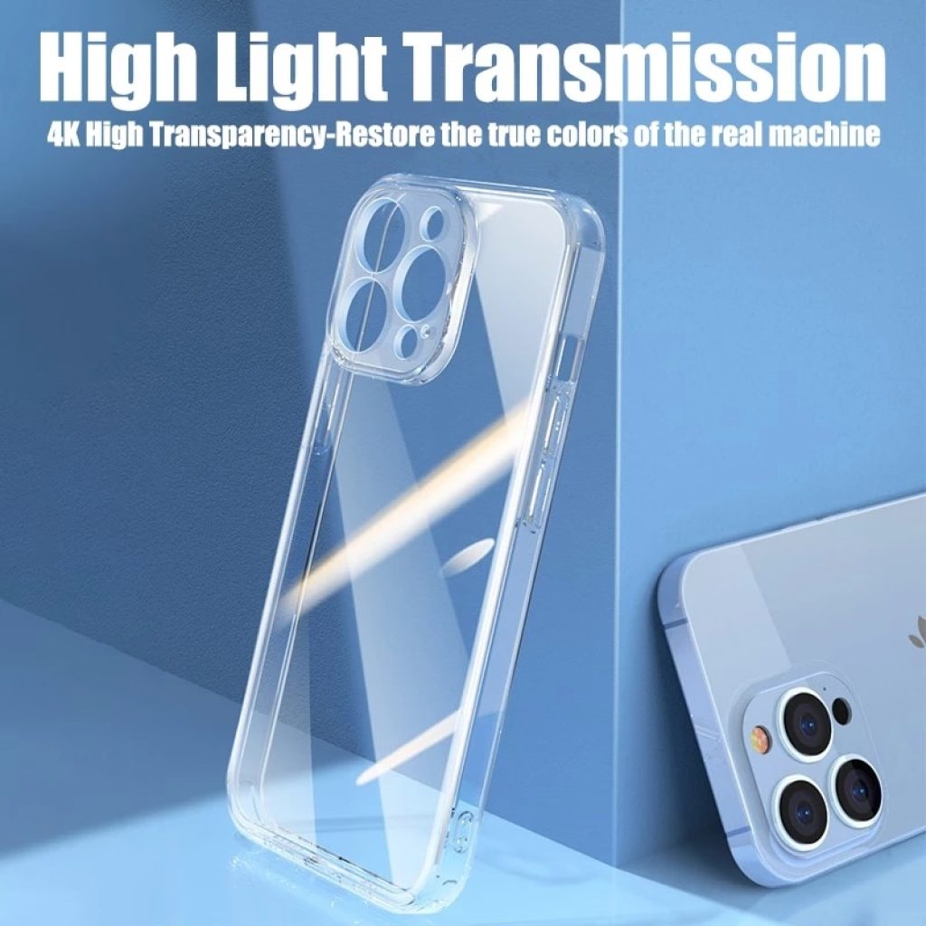 Clear Phone Case For iPhone 12 13 Pro Max Mini Case Silicone Soft Cover For iPhone 1