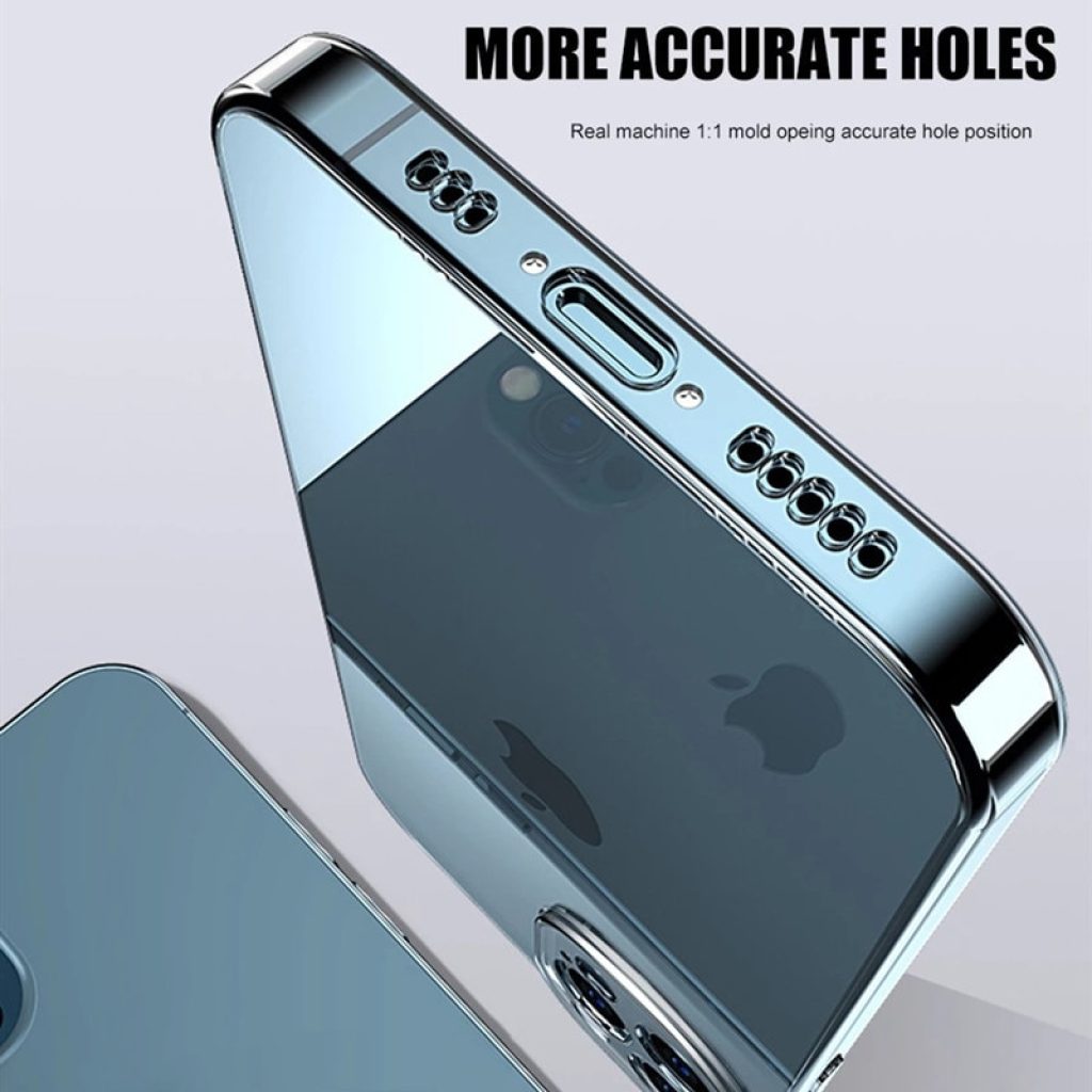 Clear Phone Case For iPhone 12 13 Pro Max Mini Case Silicone Soft Cover For iPhone 3