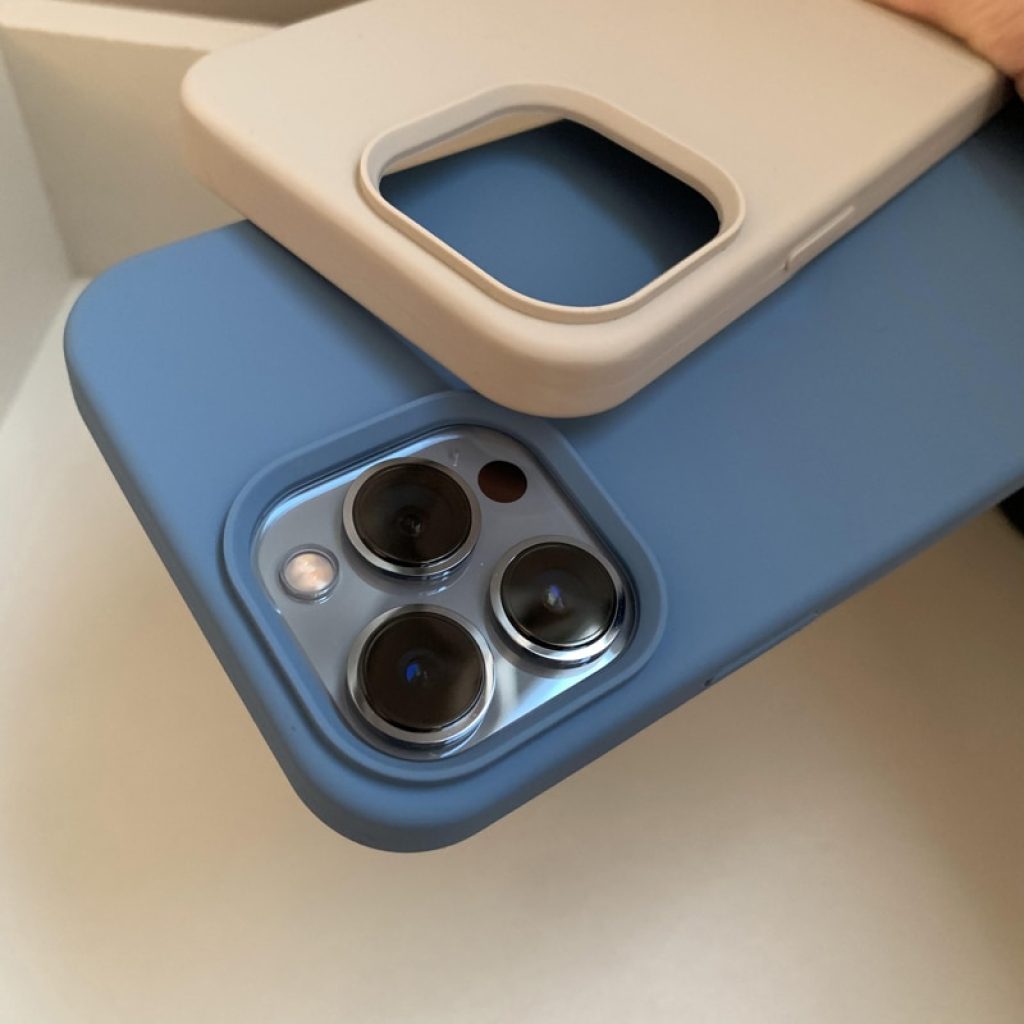 For iPhone 14 13 Pro Max Case Luxury Liquid Silicone Phone Case for iPhone 11 12 3