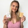 Model with Donkey Milk Soap Un Boxed