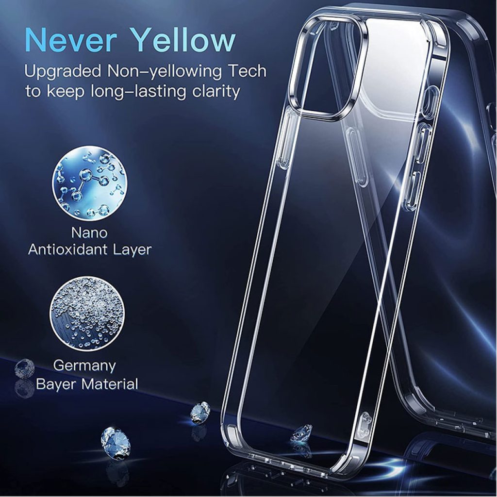 Ultra Thin Clear Case For iPhone 14 13 12 11 Pro Max Soft TPU Silicone For 2