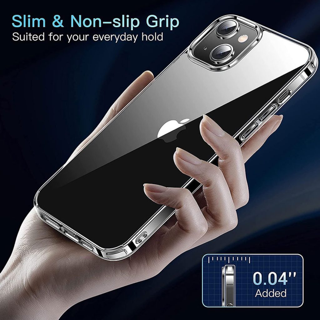 Ultra Thin Clear Case For iPhone 14 13 12 11 Pro Max Soft TPU Silicone For 3