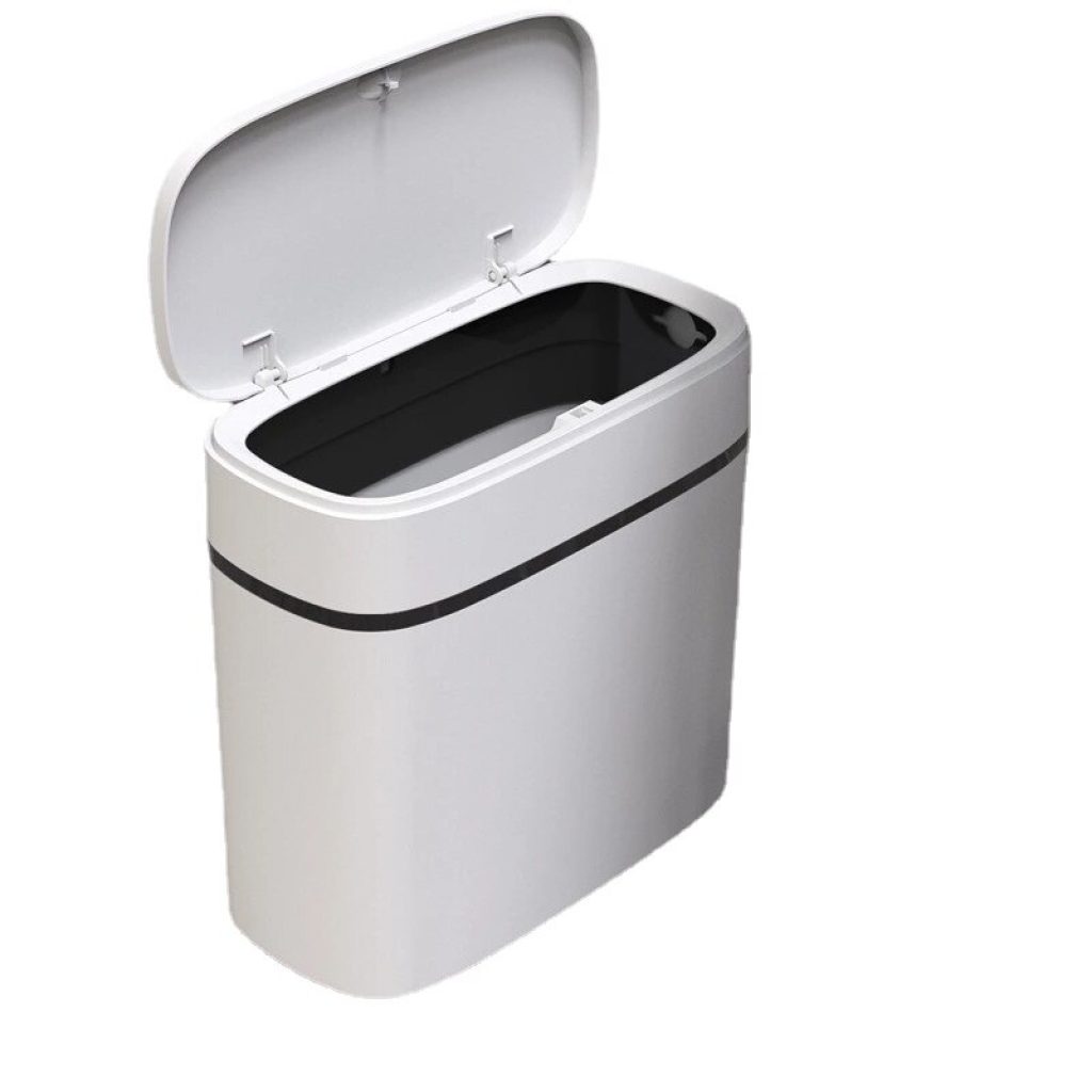 10 14L Press Type Auto Bounce Trash Can Waterproof Waste Bins Household Bathroom Kitchen Trash Bag 3